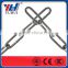 Q195 or Q235 welded galvanized long link chain factory