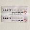Hangzhou label factory custom woven labels for women wear