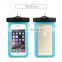 100% Sealed Transparent Night Light Dry PVC Mobile Cell Phone Waterproof Bag for IPHONE 4 4S 5 5S 6 6S