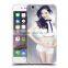 Hot Selling pc+tpu Hybrid attractive girl design Back Cover Phone Case for lenovo 3 vibe K5 Plus for iphone 5 5s 6 6s plus
