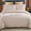 Solid Microfiber cotton linen bed Set - grey