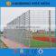 powder coated safety mesh fence panels / double wire fence