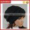 V-128 Button Cable Slouchy Crochet Hat Baggy Women Winter Crochet Hat