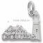 Zinc Alloy 3 Dimensional Charms Cape Neddick Lighthouse Charms And Pendants for Bracelet