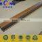 Timber finished aluminum baffle ceiling