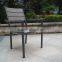 Home garden padded polywood stackable garden chair
