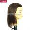 16" synthetic hair black cosmetology training mannequin head