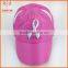 Pink Ribbon Breast Cancer Awareness Pink Embroidery Baseball Cap