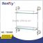 Hot Selling Series White Plated Double Glass Shelf
