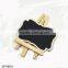 Large 12 * 8.5cm trumpet 9 * 7cm Creative small blackboard message blackboard wooden mini tripod vertical Crafts Decoration