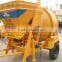 Towable 400L concrete mixer, small drum concrete mixer machine