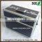 High-grade atmospheric big black aluminum trolley case
