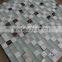 Crystal glass ,stone and metal mixed style cube 3d mosaic tile