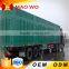 3 axles truck cargo box, cargo semi trailer house, side open strong box utility trailer