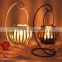 New pumpkin design classical retro metal candle holder,hanging wrought iron candlestick for home decoration