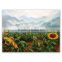 ROYIART Original Sunflower forest Oil Painting on Canvas of Wall Art #MR005