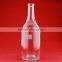 High quality 700ml water drop bottle olive oil bottles screw cap oblate round liquor bottles