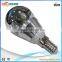 silver stage e14 bulb g45 decoratioon e14 stage light 3w