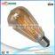 copper color 8w st64 filament bulb b22 e27 edison filament lamp 2200k