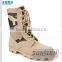 Military camouflage Tactical Boots with suede cowhide leather surface