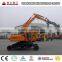 Wheel type excavator with 0.3m3 bucket