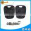 Plastic 2 button car key covers with Metal logo for Peugeot 206 205 106 405 remote key blank fob with 206 blade
