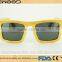 Custom square blue canada maple wood skateboard wooden sunglasses