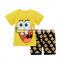 Wholesale 2016 new arrival short sleeve lovely summer baby kids pyjama sets