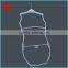 2016 New Design Black Plastic Swimwear Hanger Without Breast