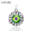 2016 Rio Olympic Gift Sterling Silver Necklace Pendant