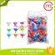 Stars plastic top ceramic tree 10 packs colors christmas deco