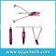 metal zipper earphone with Mic earbuds Handsfree For iPhone 5 5S 6 Plus