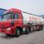 China factory cheap price 20--60cbm bulk cement dry powder tanker trailer, bulk cement trailer with air compressor