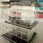 Beautiful Attractive Design Rotatable Acrylic Lipstick Cosmetic Display Rack Factory Price