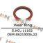 Putzmeister wear ring OEM 258486007 wear ring & wear plate concrete pump spare parts