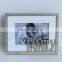 beaded, natural and decorative wall-hung type wooden photo frame