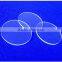 Quartz plate, clear fused quartz glass plate, clear round fused quartz glass disc