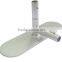 promotional round tube aluminum fabric display stand