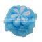 (JML0698)2015 new custom shape bath flower scrubber wholesale bath sponge balls