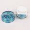 15g 30g 50g New round smooth acrylic cosmetic jars , plastic jars , and rose design cap jars for personal care