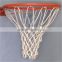 factory PP material tri-colored basketball nets for sale