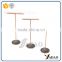 High class leather hanging earring display rack for commercial