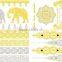 elephants gold temporary jewelry tattoos skin adhesive sticker paper