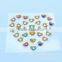 heart shape jewelry/rhinestone/crystal sticker