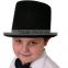 CHILDS TOP HAT WHITE GLOVES AND WAND MAGICIAN FANCY DRESS COSTUME SET MAGIC MAN