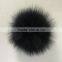 Fox Fur Ball Fashion Accessories & Garment Decoration With/without Keychain
