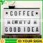 Popular StyleA3/A4/A5 Vintage Cinema Lightbox Letter