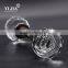 2 1/6 Inch Unique Living Room Faceted Vintage Crystal Glass Door Handle