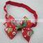 New Arrival 3.5inch Christmas Ribbon Baby Hair Bows with Soft Elastic Headband Girls Baby Hairband Boutique Bows