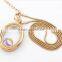 Stylish Locket,cheap Oval Shaped Necklace Locket,eco-friendly Gold Locket